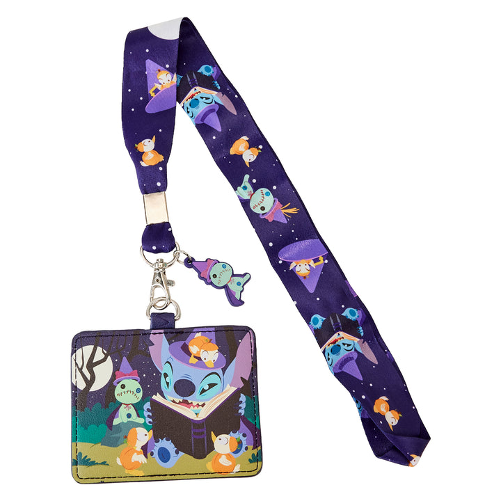 Loungefly Disney Stitch Halloween Lanyard W/Cardholder