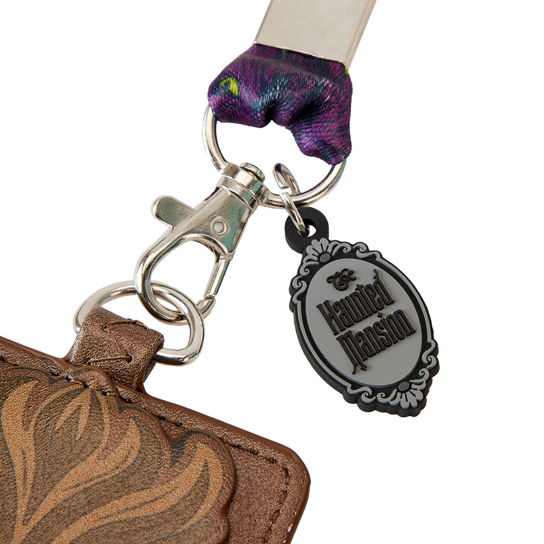 Disney Haunted Mansion Lanyard W/Cardholder