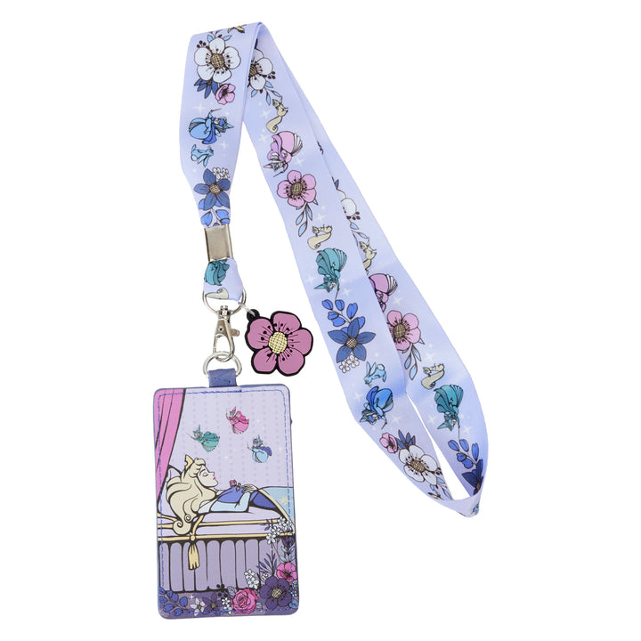 Loungefly Disney Sleeping Beauty 65th Anniversary Lanyard W/Cardholder