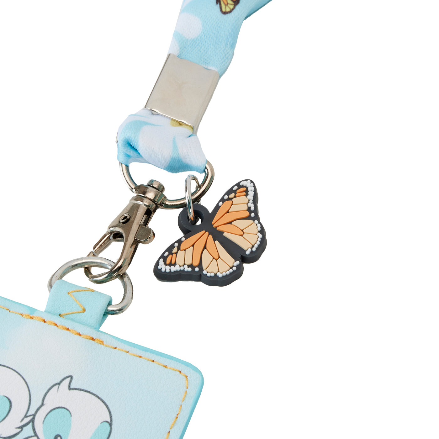 Loungefly Disney Lilo and Stitch Springtime Stitch Lanyard W/Cardholder