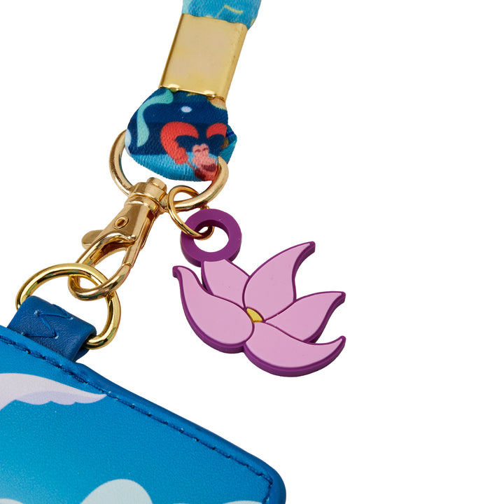 Loungefly Disney The Little Mermaid 35th Anniversary Life is the Bubbles Lanyard w/Cardholder