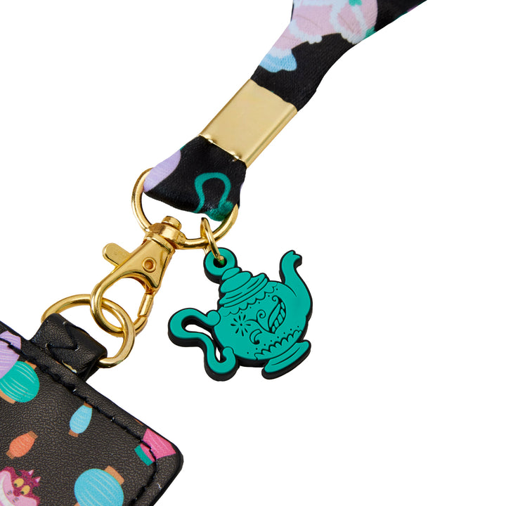 Loungefly Disney Alice in Wonderland Unbirthday Lanyard w/Cardholder