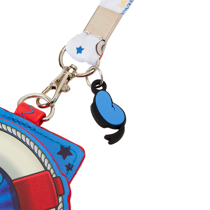 Loungefly Disney Donald Duck 90th Anniversary Lanyard with Cardholder