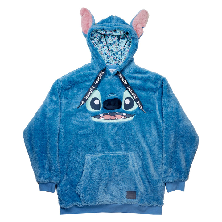 Loungefly Disney Stitch Sherpa Hoodie