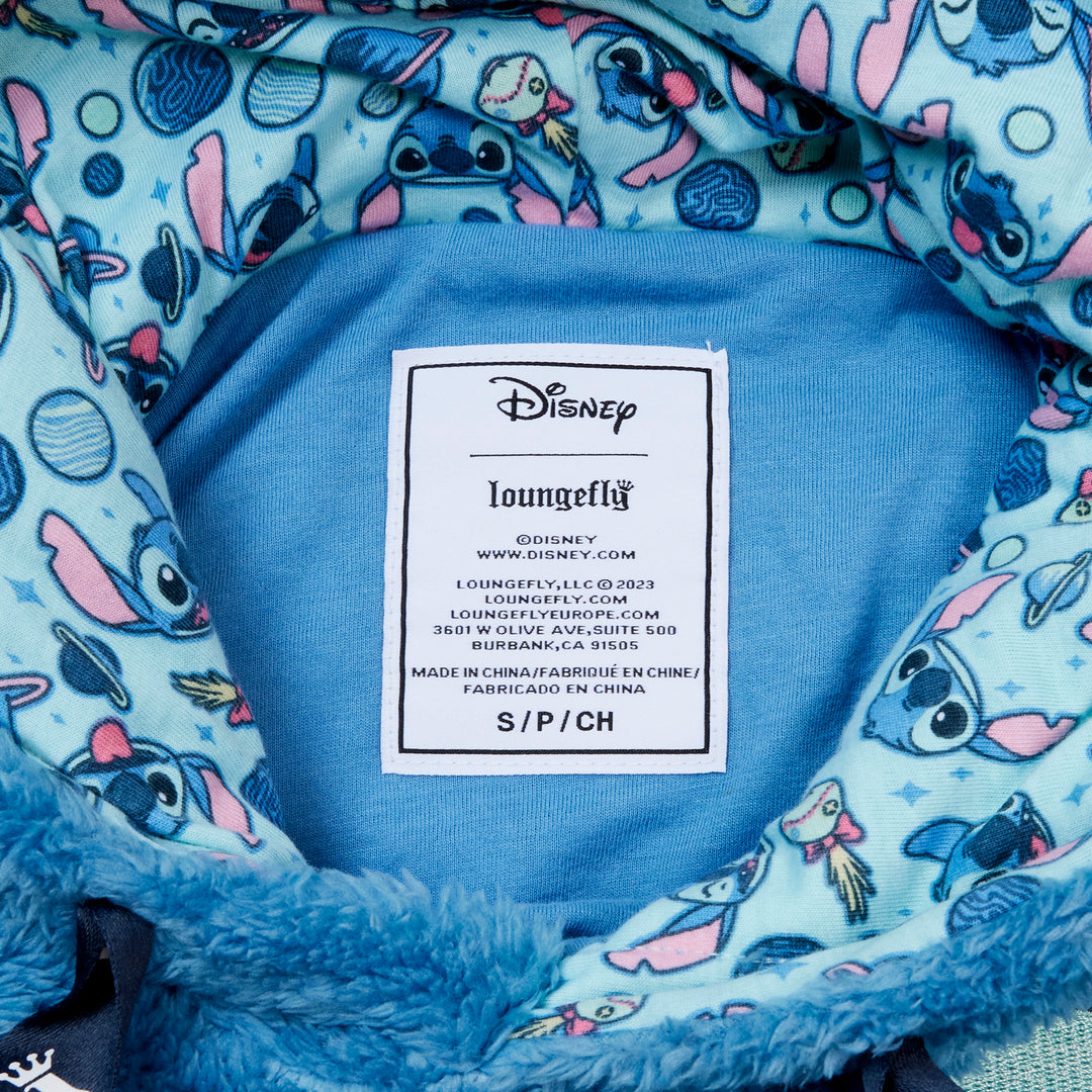 Loungefly Disney Stitch Sherpa Hoodie