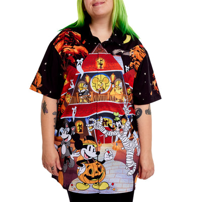 Disney Mickey & Friends Haunted House Camp Shirt