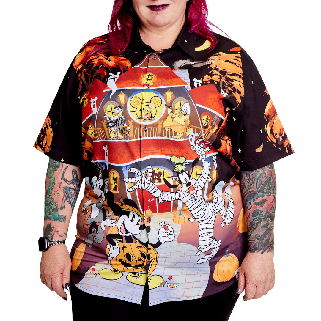 Disney Mickey & Friends Haunted House Camp Shirt