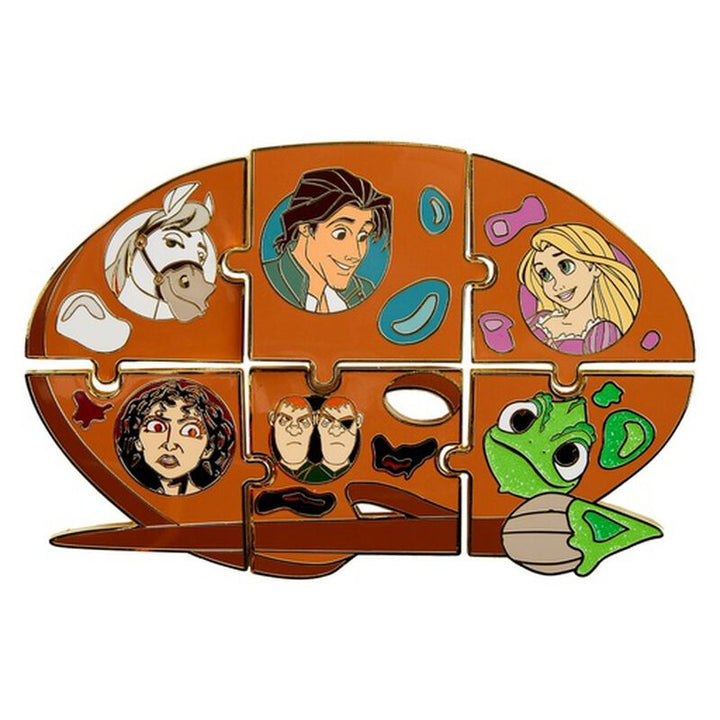 Loungefly Disney Tangled Paints Puzzle Mystery Box Pin