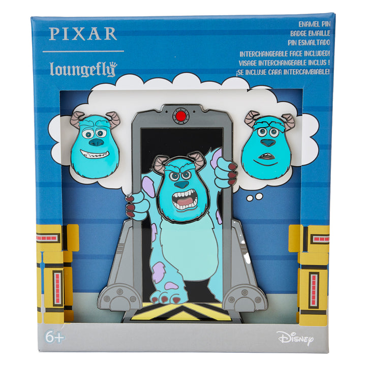 Disney Pixar Monsters Inc Sully Door Mixed Emotions 4pc Pin Set