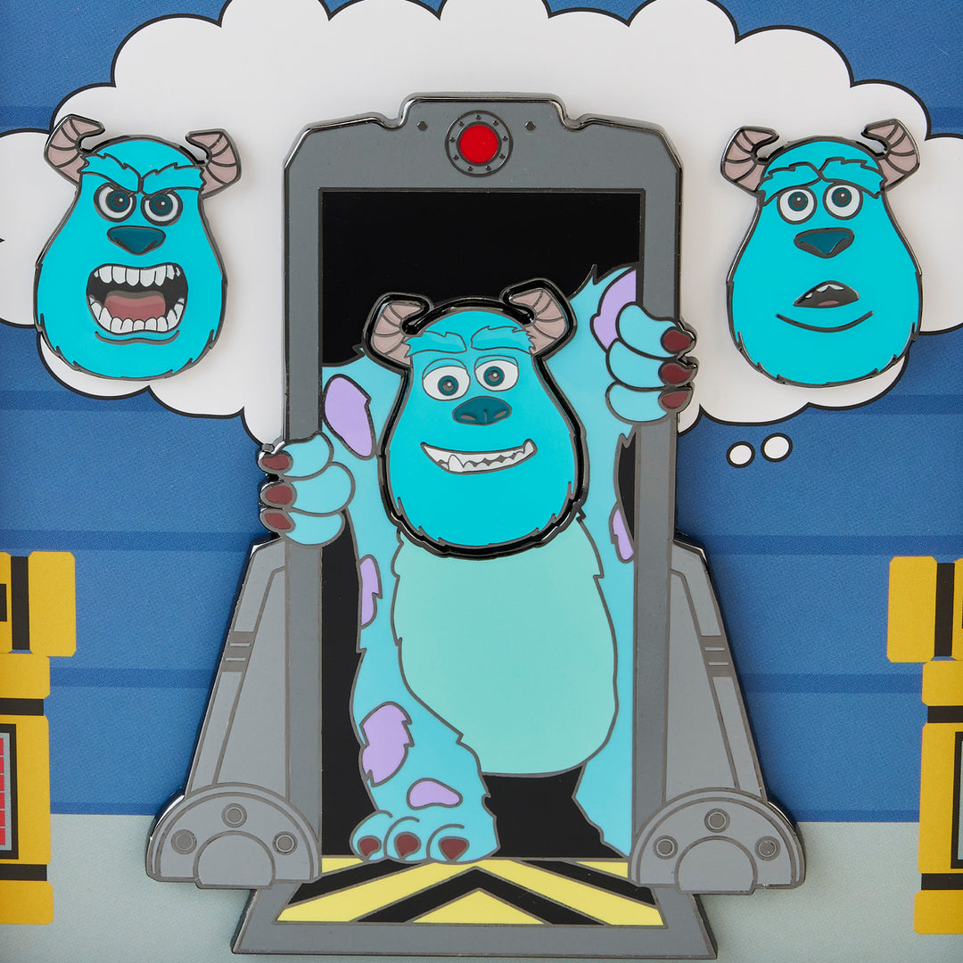 Disney Pixar Monsters Inc Sully Door Mixed Emotions 4pc Pin Set