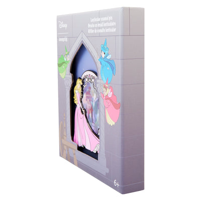 Loungefly Disney Sleeping Beauty Aurora Princess Lenticular Series 3" Collector Box Limited Edition Pin