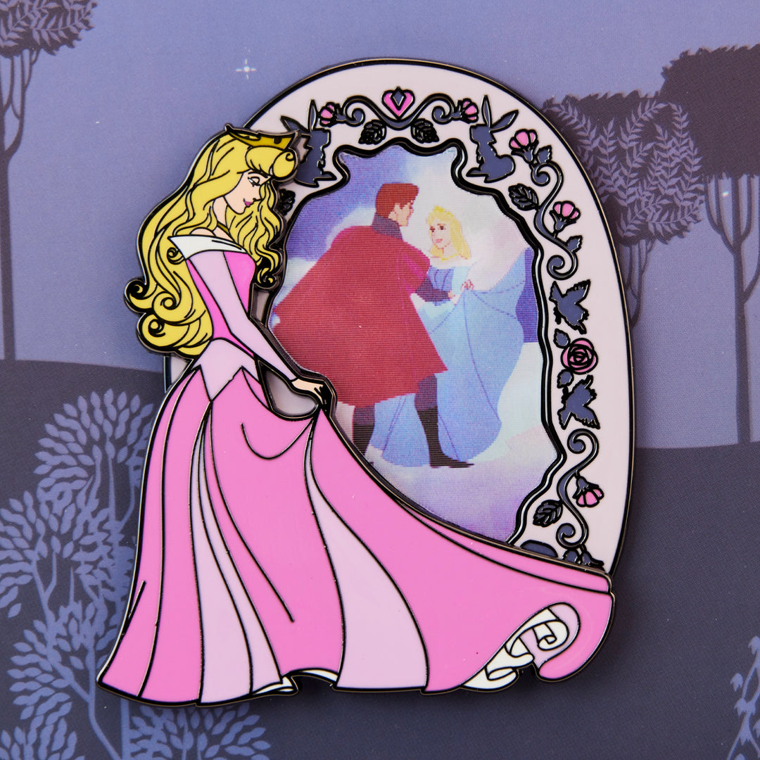 Loungefly Disney Sleeping Beauty Aurora Princess Lenticular Series 3" Collector Box Limited Edition Pin