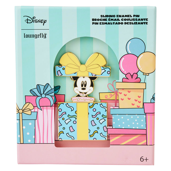 Disney Mickey Birthday Present Surprise 3" Collector Box Limited Edition Pin