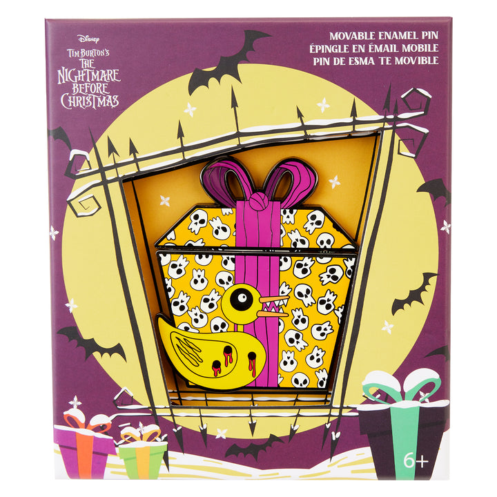 Disney Nightmare Before Christmas Scary Teddy Present 3" Collector Box Limited Edition Pin