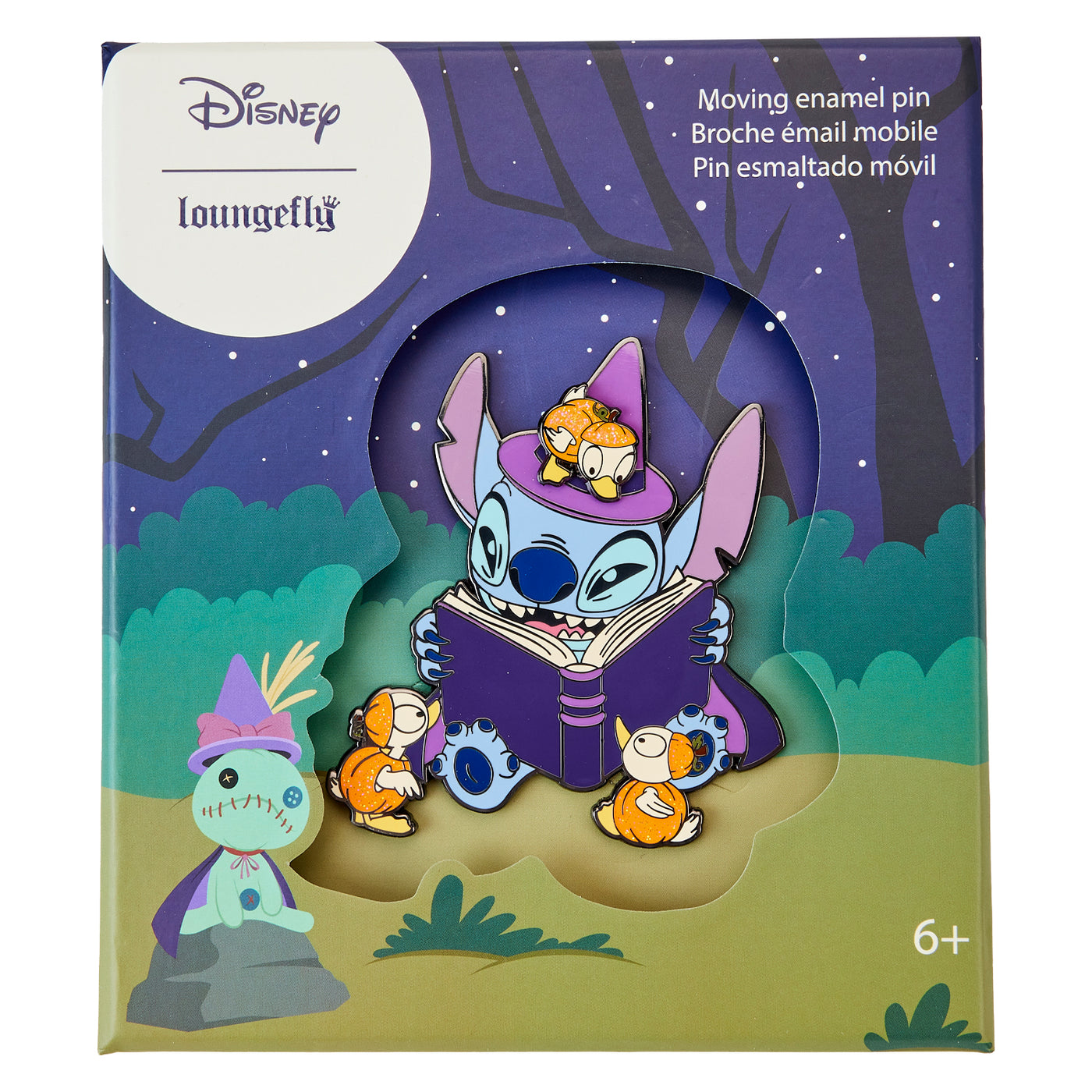 Disney Stitch Halloween 3" Collector Box Limited Edition Pin