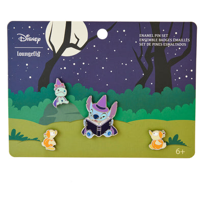 Disney Stitch Halloween 4pc Pin Set