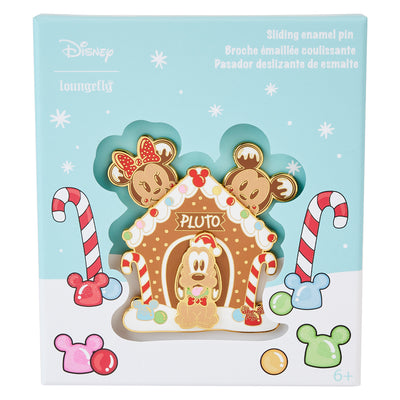 Disney Mickey & Friends Gingerbread Pluto House 3" Collector Box Limited Edition Pin
