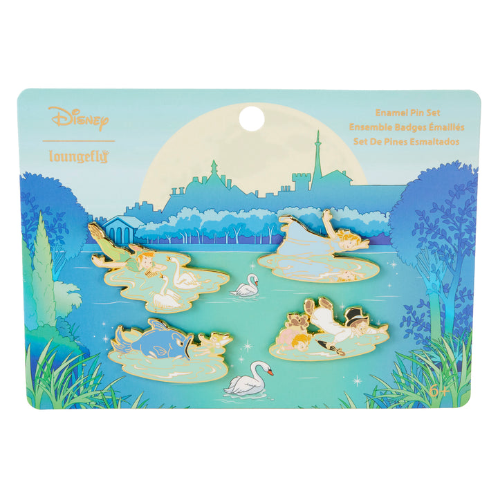 Disney Peter Pan You Can Fly 4 Pc Pin Set