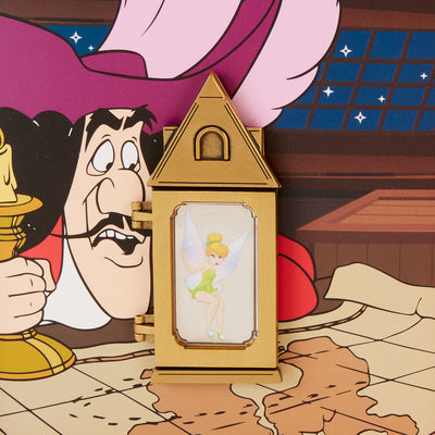 Disney Peter Pan Tinker Bell Lantern 3" Collector's Box Pin