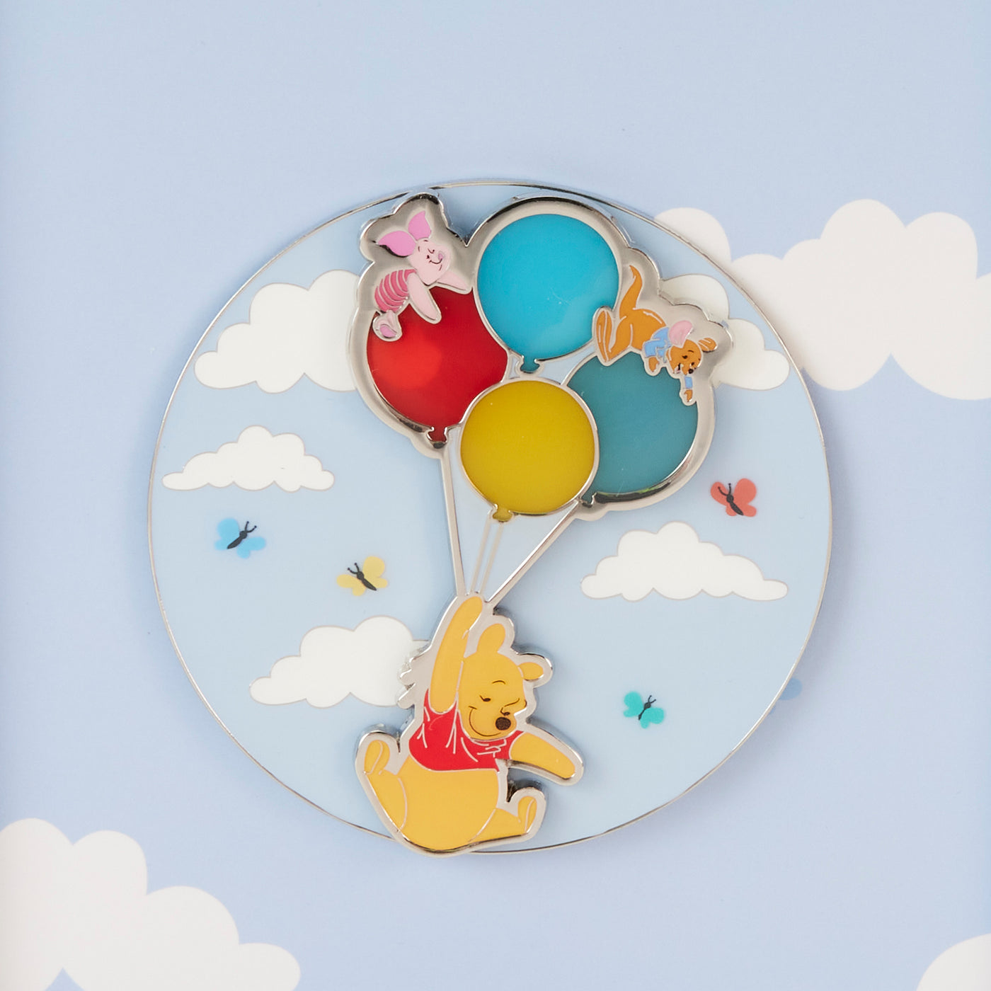 Loungefly Disney Winnie the Pooh & Friends on Balloons 3" Collector's Box Pin