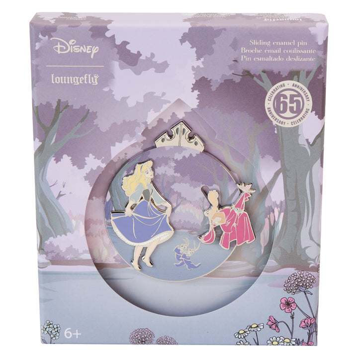 Loungefly Disney Sleeping Beauty 65th Anniversary 3" Collector's Box Pin