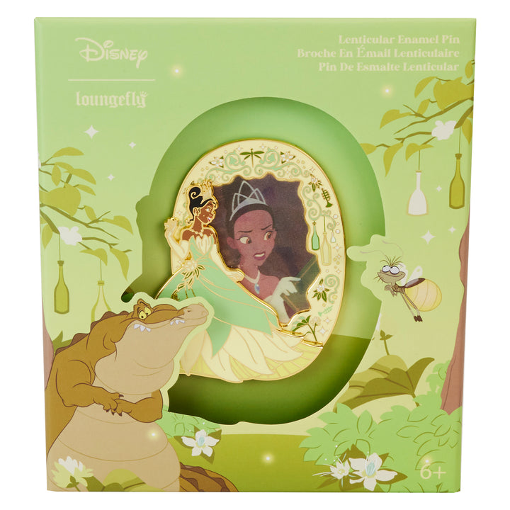 Loungefly Disney Princess & the Frog Tiana Lenticular 3" Limited Edition Collector's Box Pin