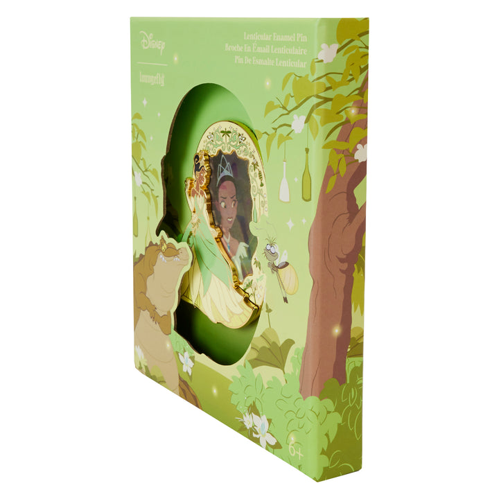 Loungefly Disney Princess & the Frog Tiana Lenticular 3" Limited Edition Collector's Box Pin