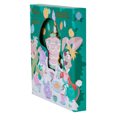Loungefly Disney Alice in Wonderland Unbirthday Cake Sliding 3" Collector's Box Pin Limited Edition