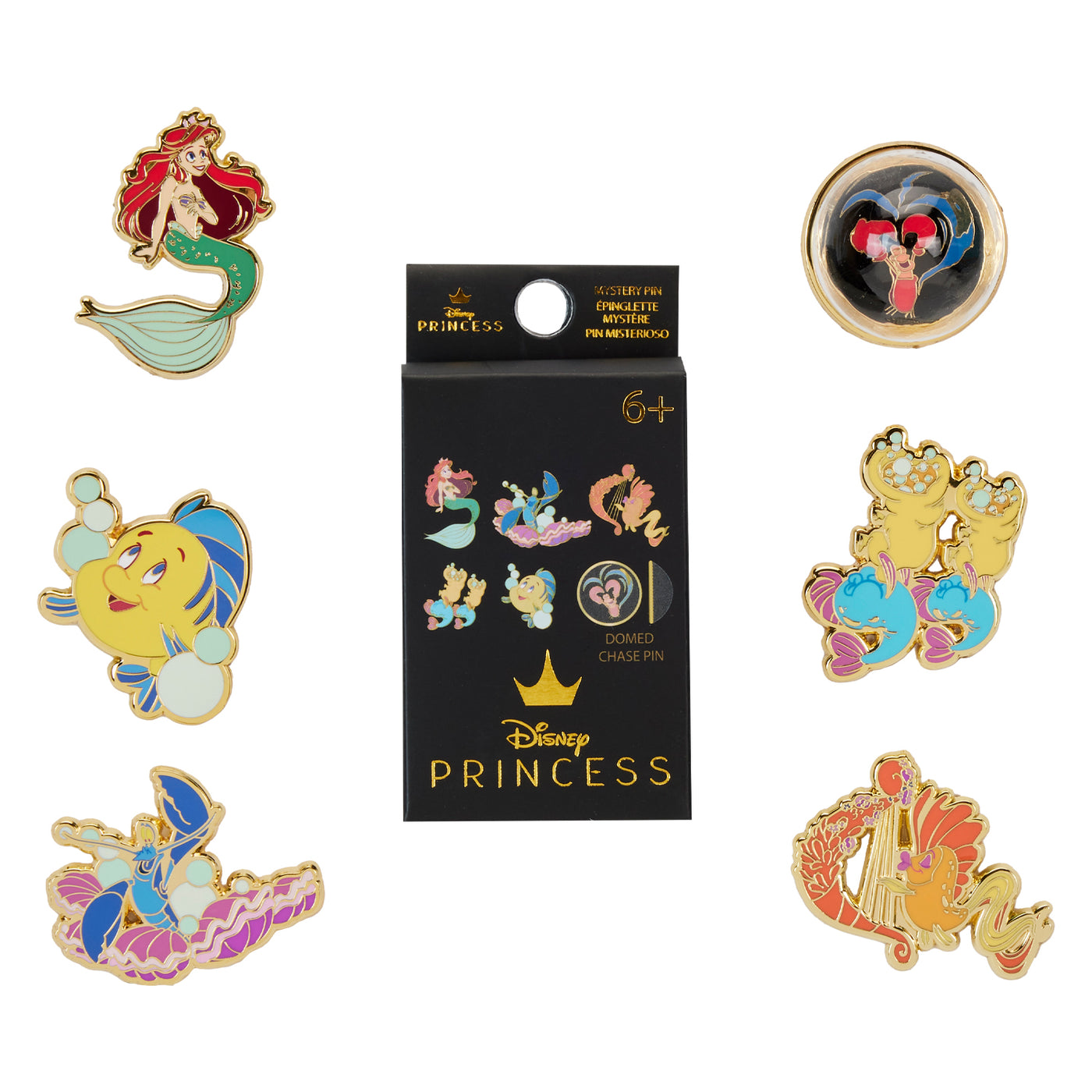 Loungefly Disney The Little Mermaid 35th Anniversary Life is the Bubbles Blind Box Pin