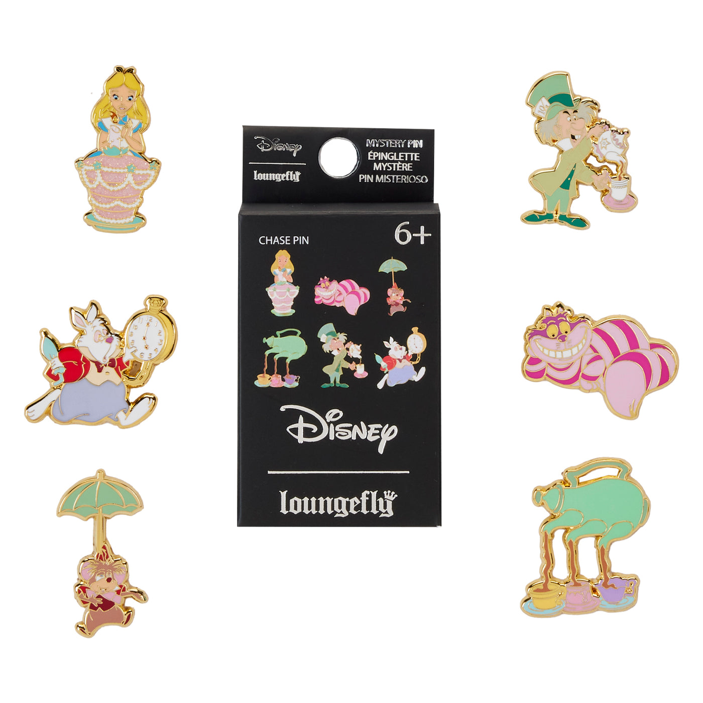 Loungefly Disney Alice in Wonderland Unbirthday  Mystery Blind Box Pin