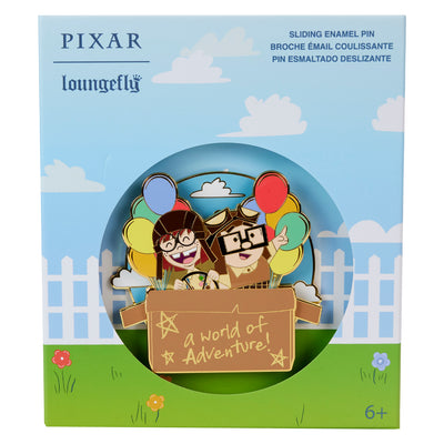 Loungefly Disney Pixar UP 15th Anniversary Spirit of Adventure Moving  3" Collector's Box Pin Limited Edition
