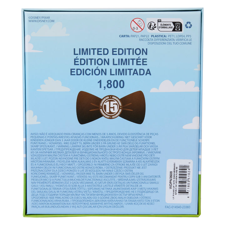 Loungefly Disney Pixar UP 15th Anniversary Spirit of Adventure Moving  3" Collector's Box Pin Limited Edition