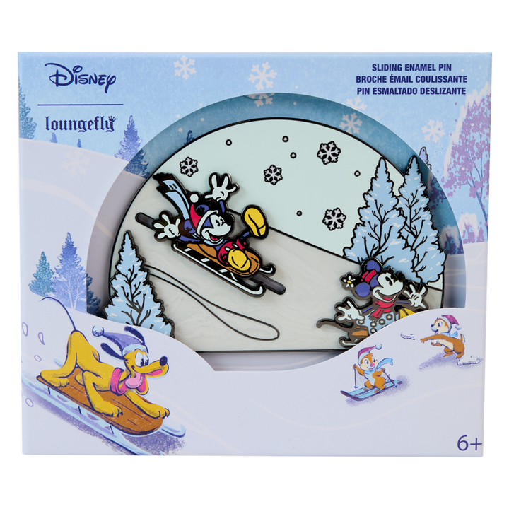 Loungefly Disney Mickey & Friends Winter Wonderland Limited Edition Collector's Box Pin