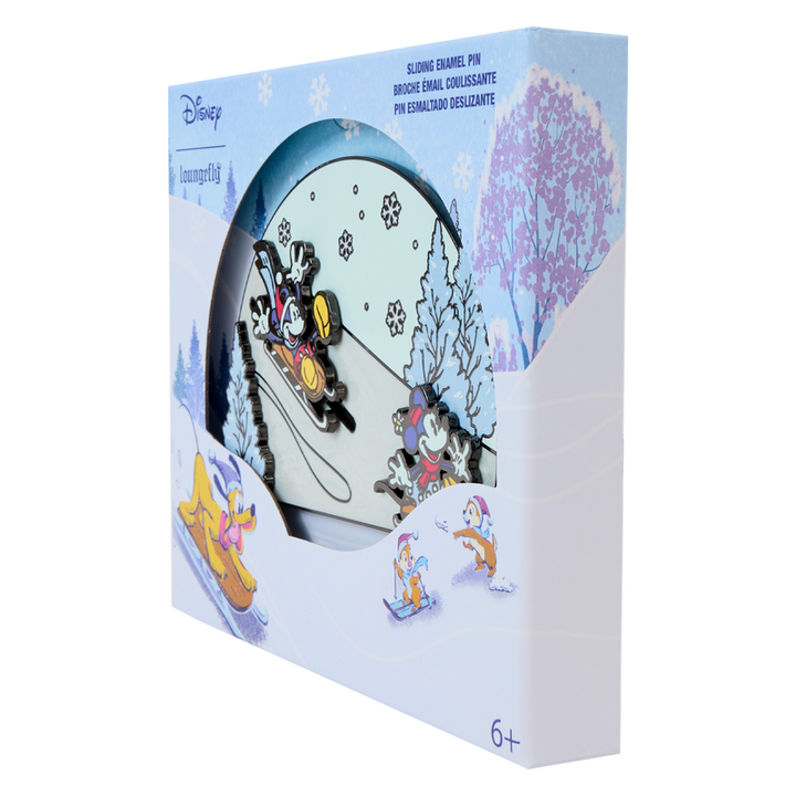 Loungefly Disney Mickey & Friends Winter Wonderland Limited Edition Collector's Box Pin