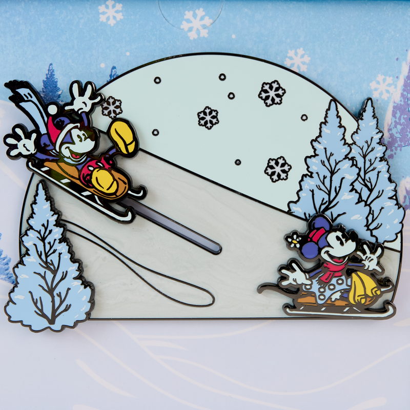 Loungefly Disney Mickey & Friends Winter Wonderland Limited Edition Collector's Box Pin