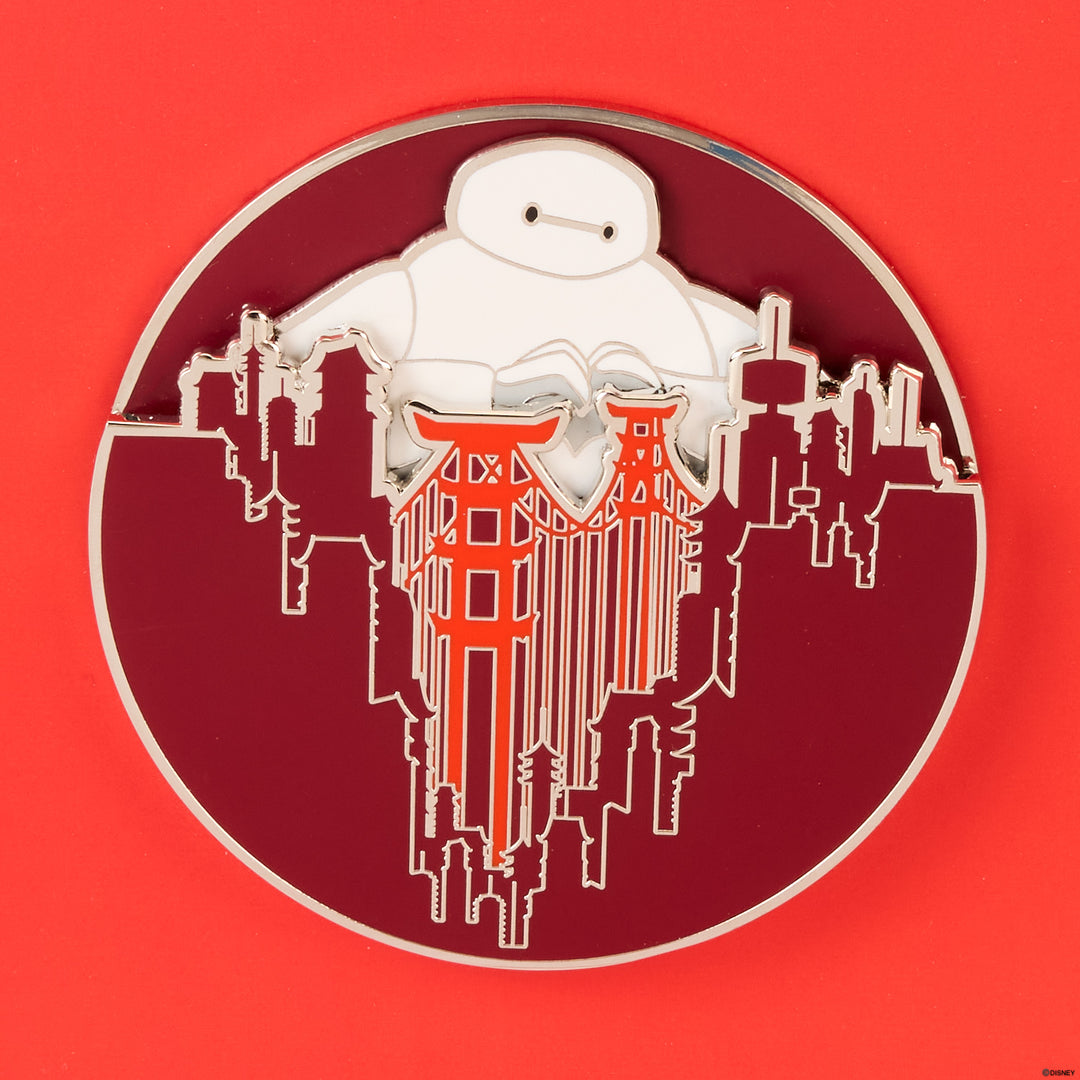 Loungefly Disney Big Hero 6 10th Anniversary San Fransokyo Sliding 3" Limited Edition Collector Box Pin