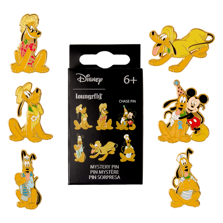 Loungefly Disney Pluto 95th Anniversary Mystery Blind Box Pin