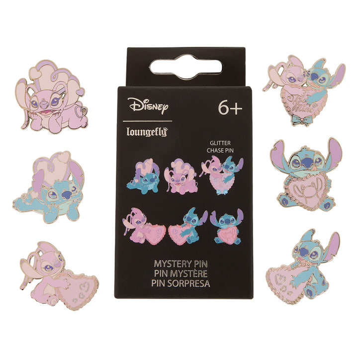 Loungefly Disney Lilo & Stitch Angel Hearts Mystery Blind Box Pin