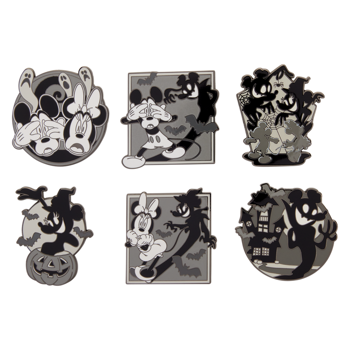 Loungefly Disney Mickey & Minnie Mouse Ghost Mystery Box Pin