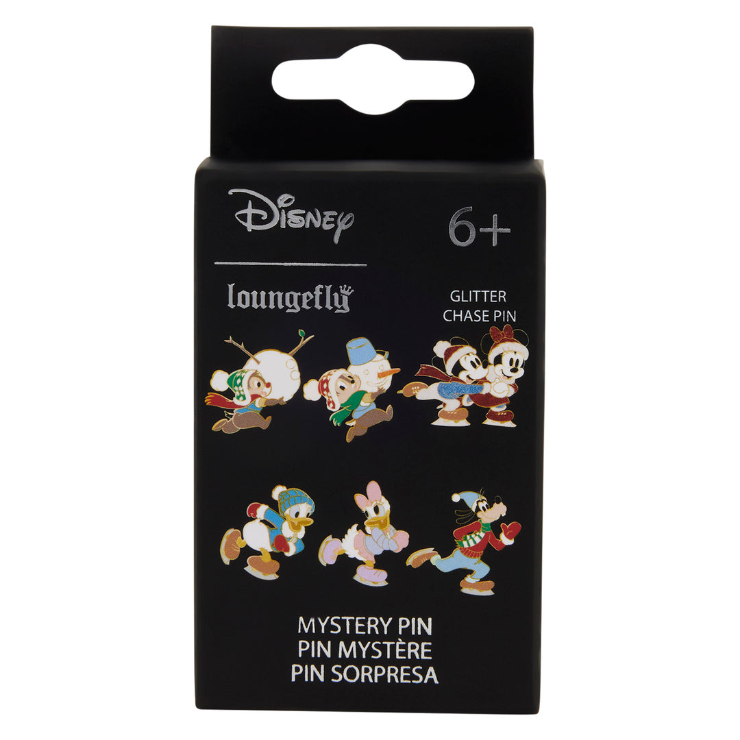 Loungefly Disney Mickey & Friends Winter Activities Mystery Box Pin