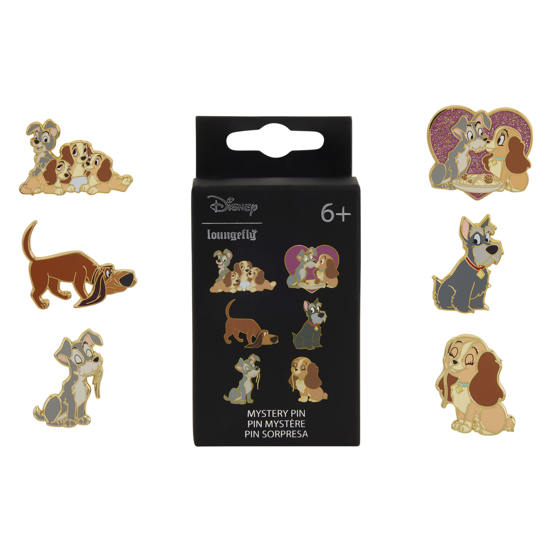 Loungefly Disney Lady and the Tramp Mystery Box Pin