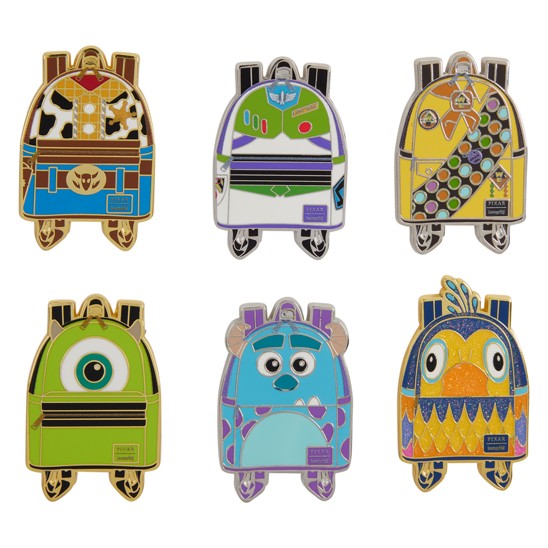 Loungefly Disney Pixar Mini Backpack Mystery Blind Box Pin