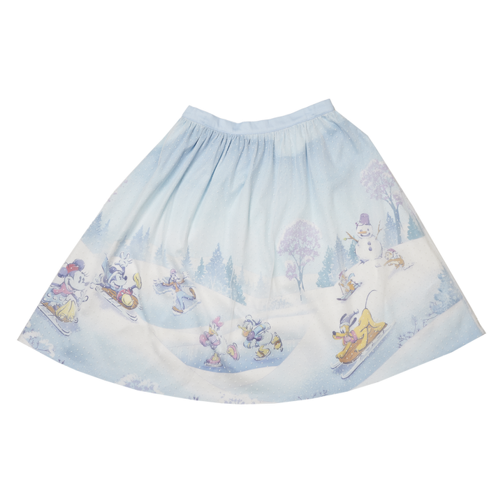 Stitch Shoppe by Loungefly Disney Winter Mickey and Friends Tulle Overlay Skirt