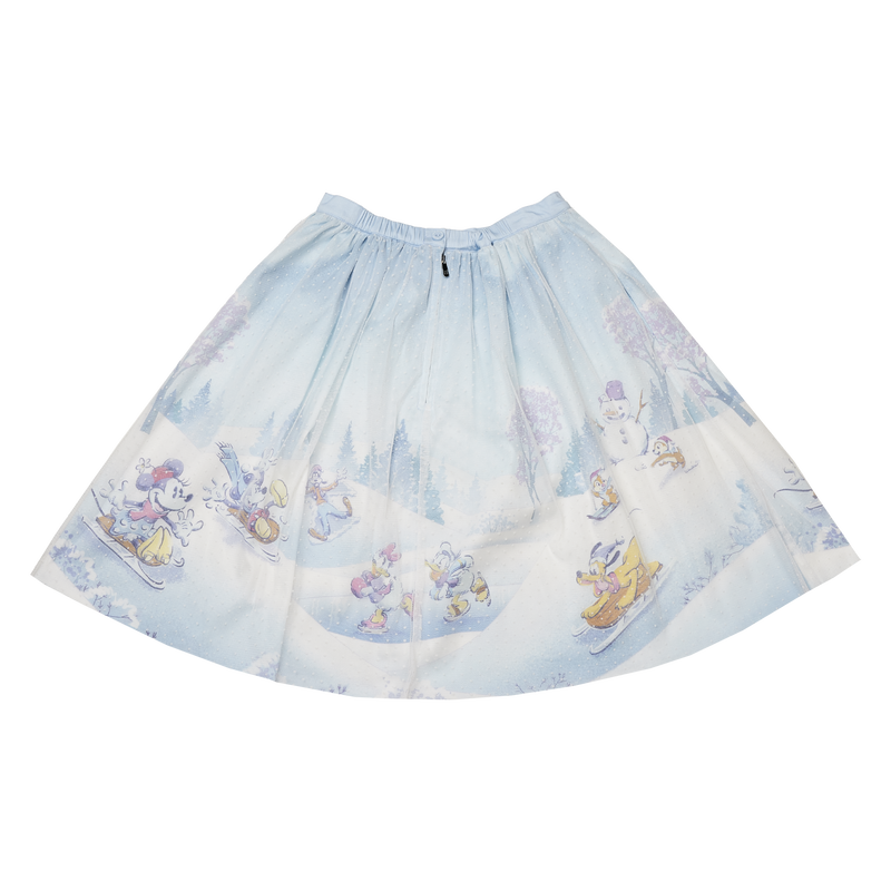 Stitch Shoppe by Loungefly Disney Winter Mickey and Friends Tulle Overlay Skirt