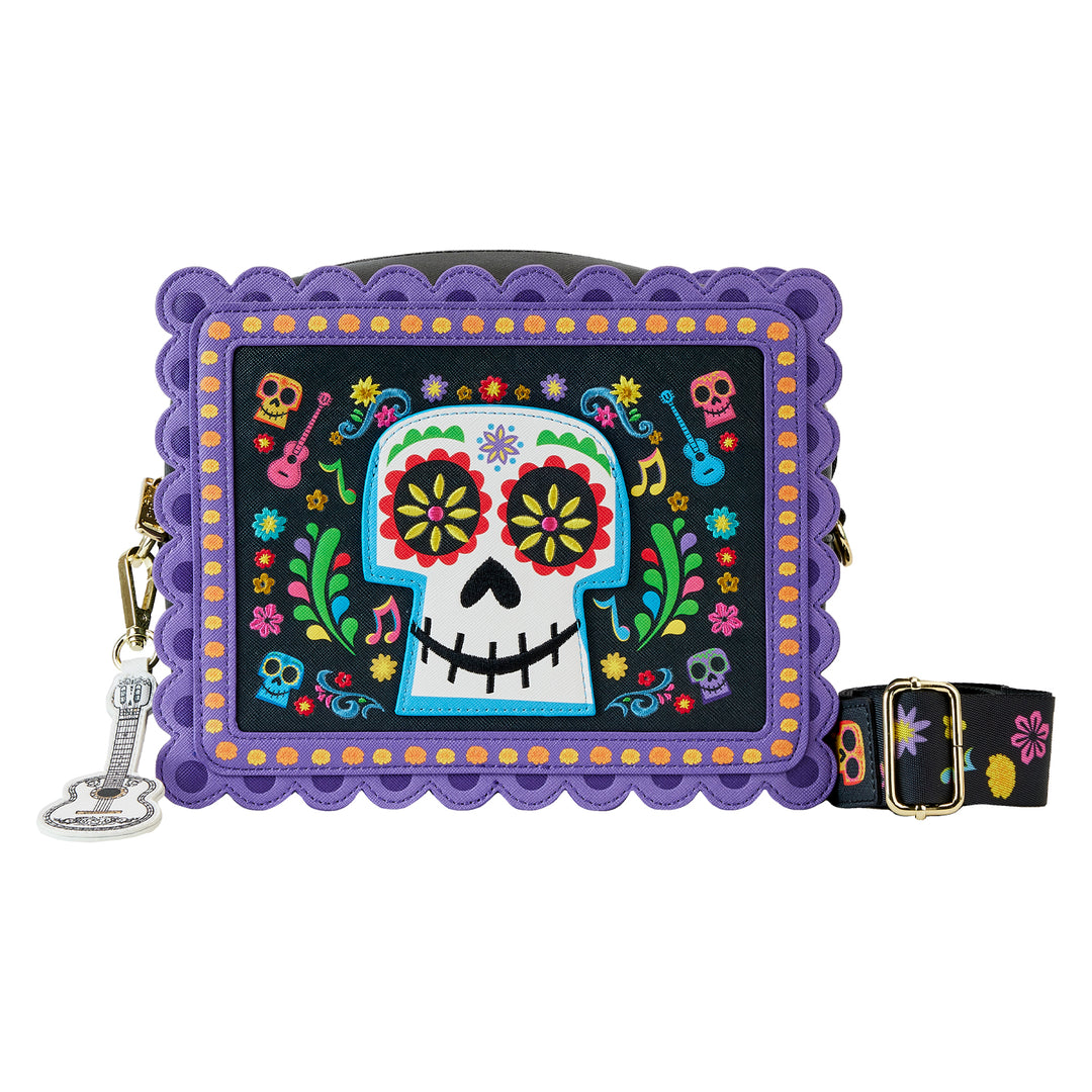 Disney Pixar Coco Miguel Floral Skull Crossbody