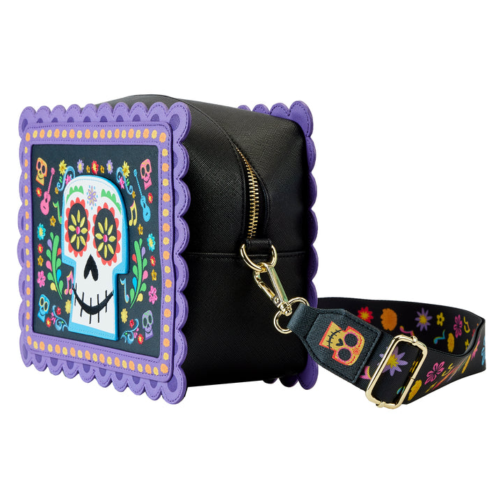 Disney Pixar Coco Miguel Floral Skull Crossbody