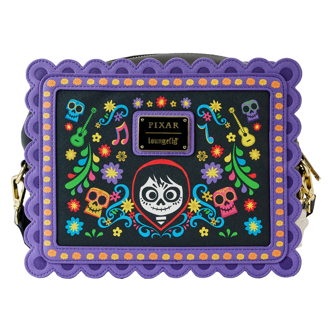 Disney Pixar Coco Miguel Floral Skull Crossbody