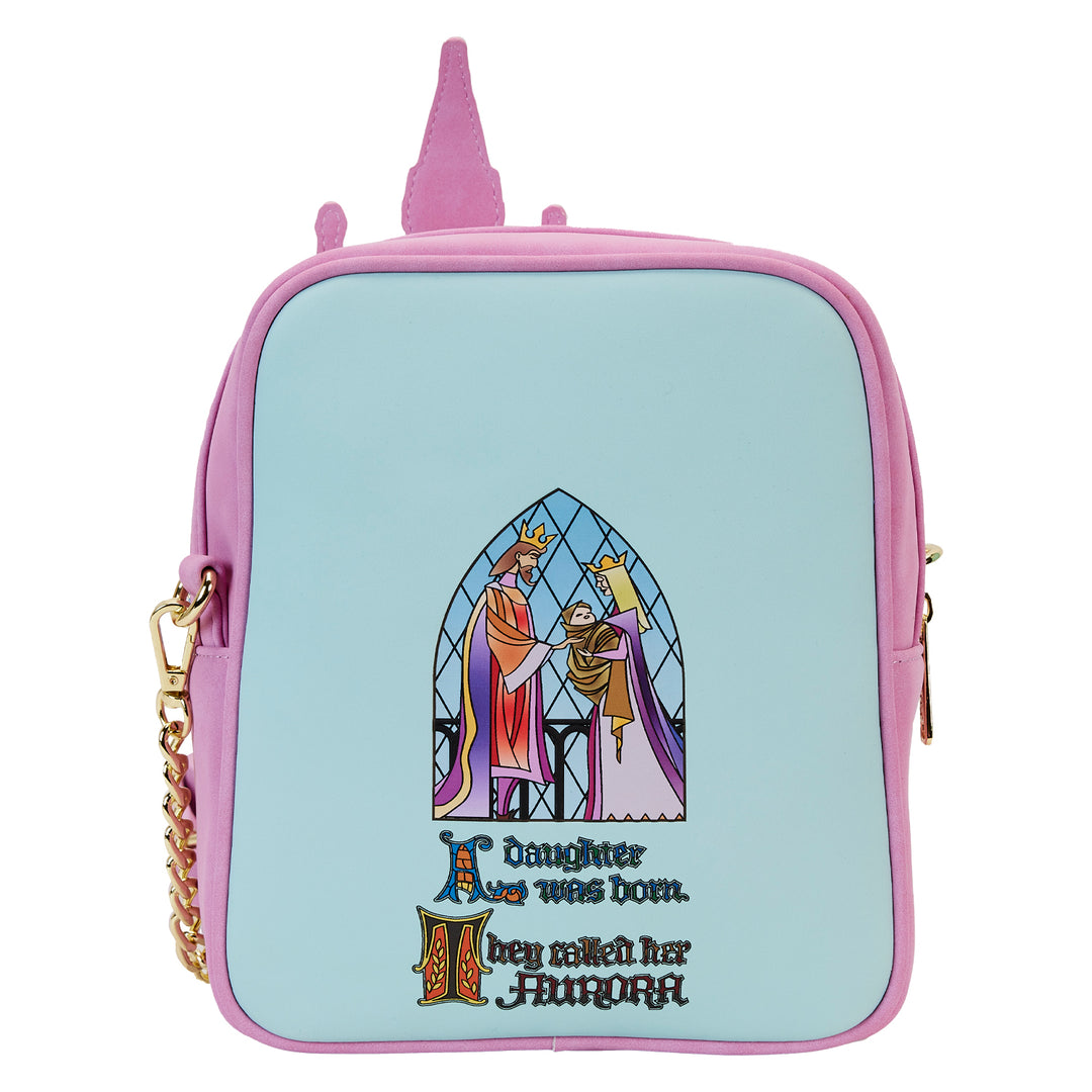 Disney Sleeping Beauty Stained Glass Castle Crossbody