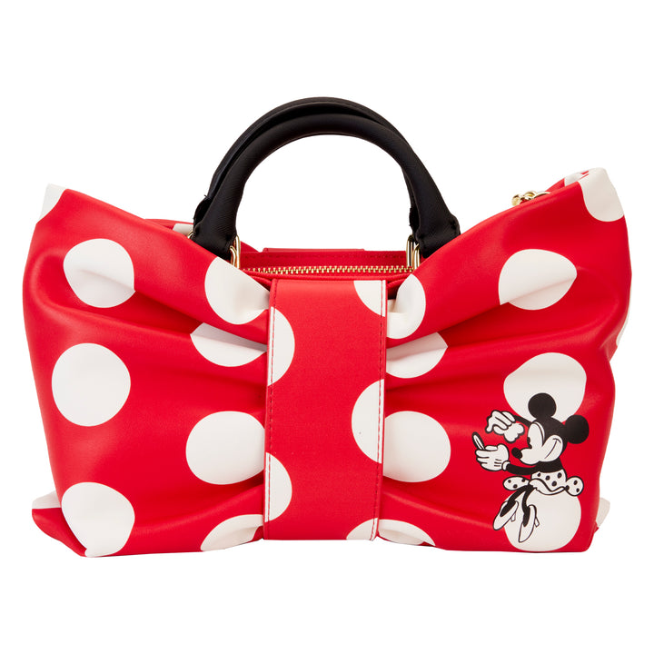 Disney Minnie Rocks the Dots Figural Bow Crossbody Bag