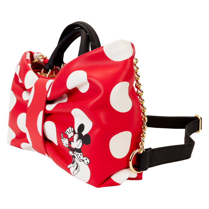 Disney Minnie Rocks the Dots Figural Bow Crossbody Bag